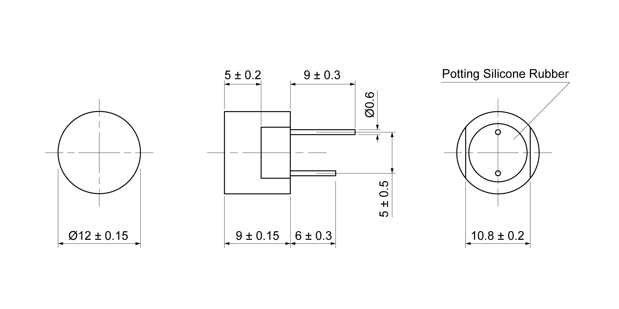 UC12G-TR40ABP Mechanical Drawing